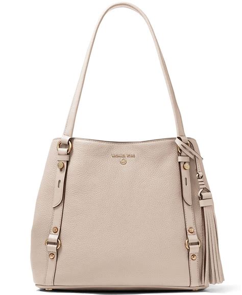 michael michael kors carrie large leather shoulder tote|michael kors tote for sale.